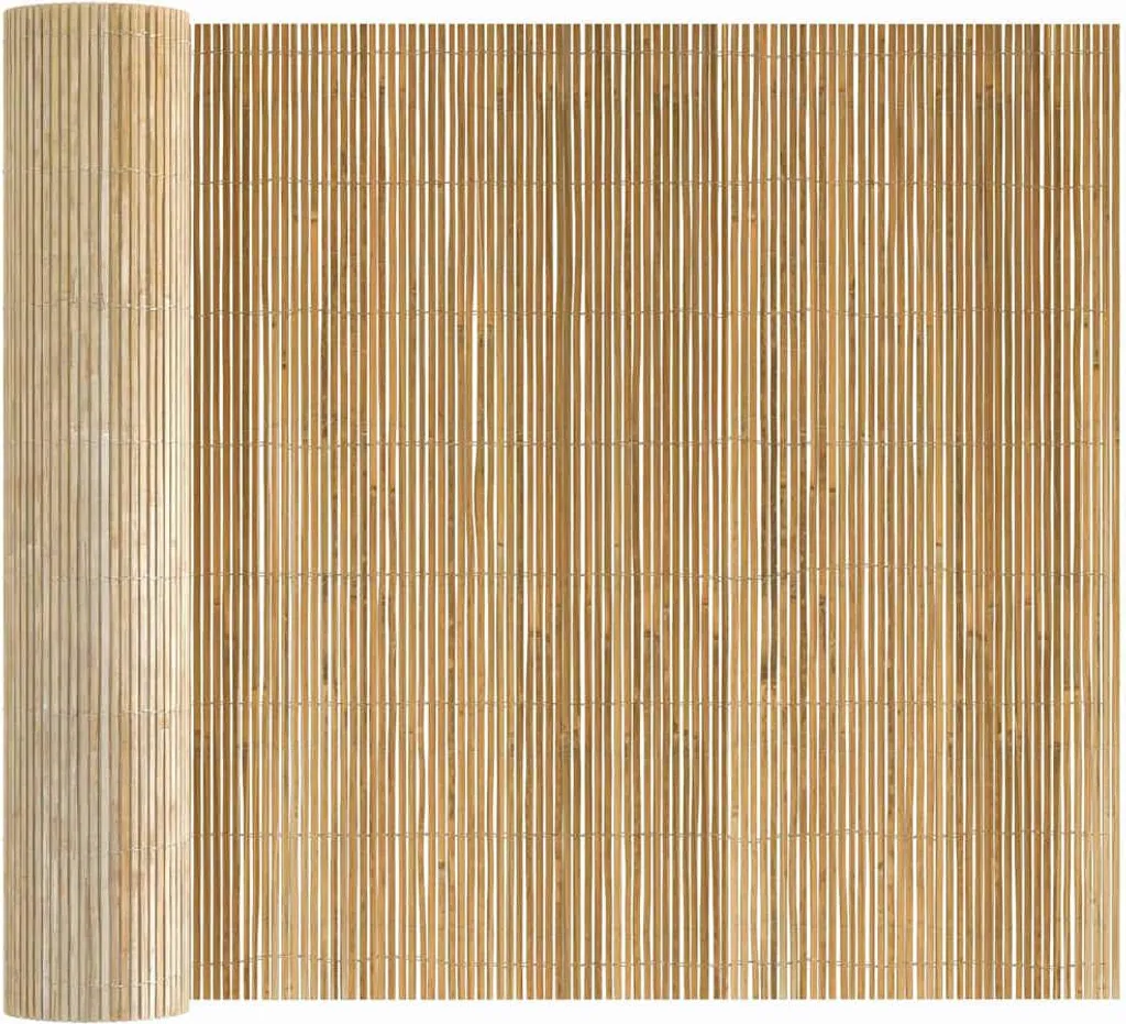vidaXL Clôture en Bambou Naturel 600 x 150 cm - Brise-vue Écologique