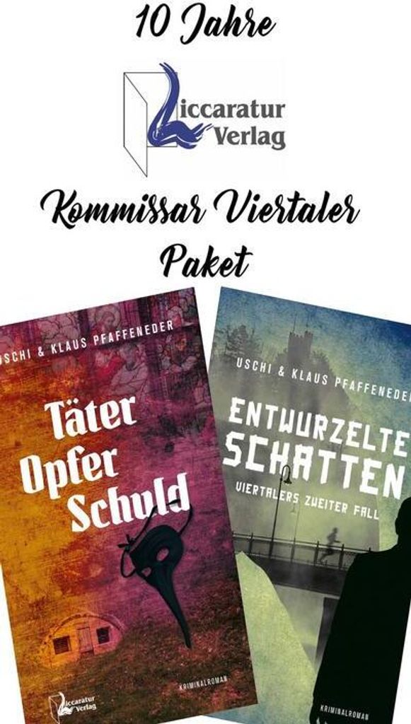 2 Viertaler-Krimis im Jubiläumspaket/2 Bde.