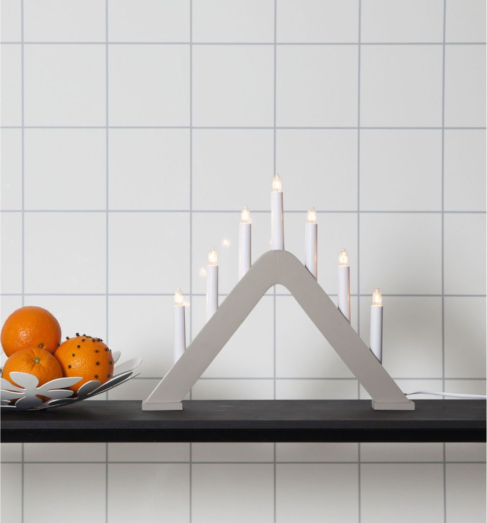 Star Trading  Lichterbogen ,Jarve' aus Holz, 7-flammig, Produktbild 2