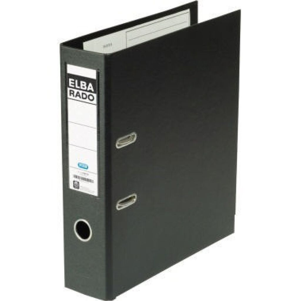 Elba Rado Plast, 80 mm, Schwarz