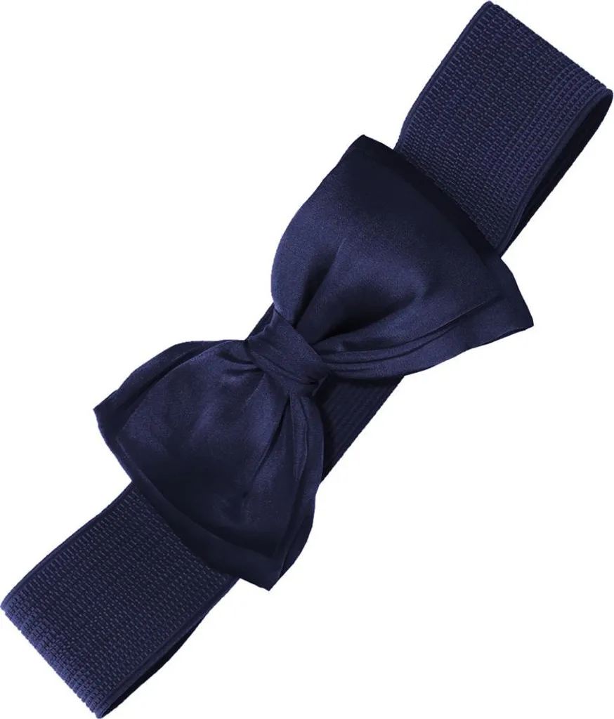 Acquista Bella Belt Banned Blu Scuro S | Cintura Rockabilly Donna