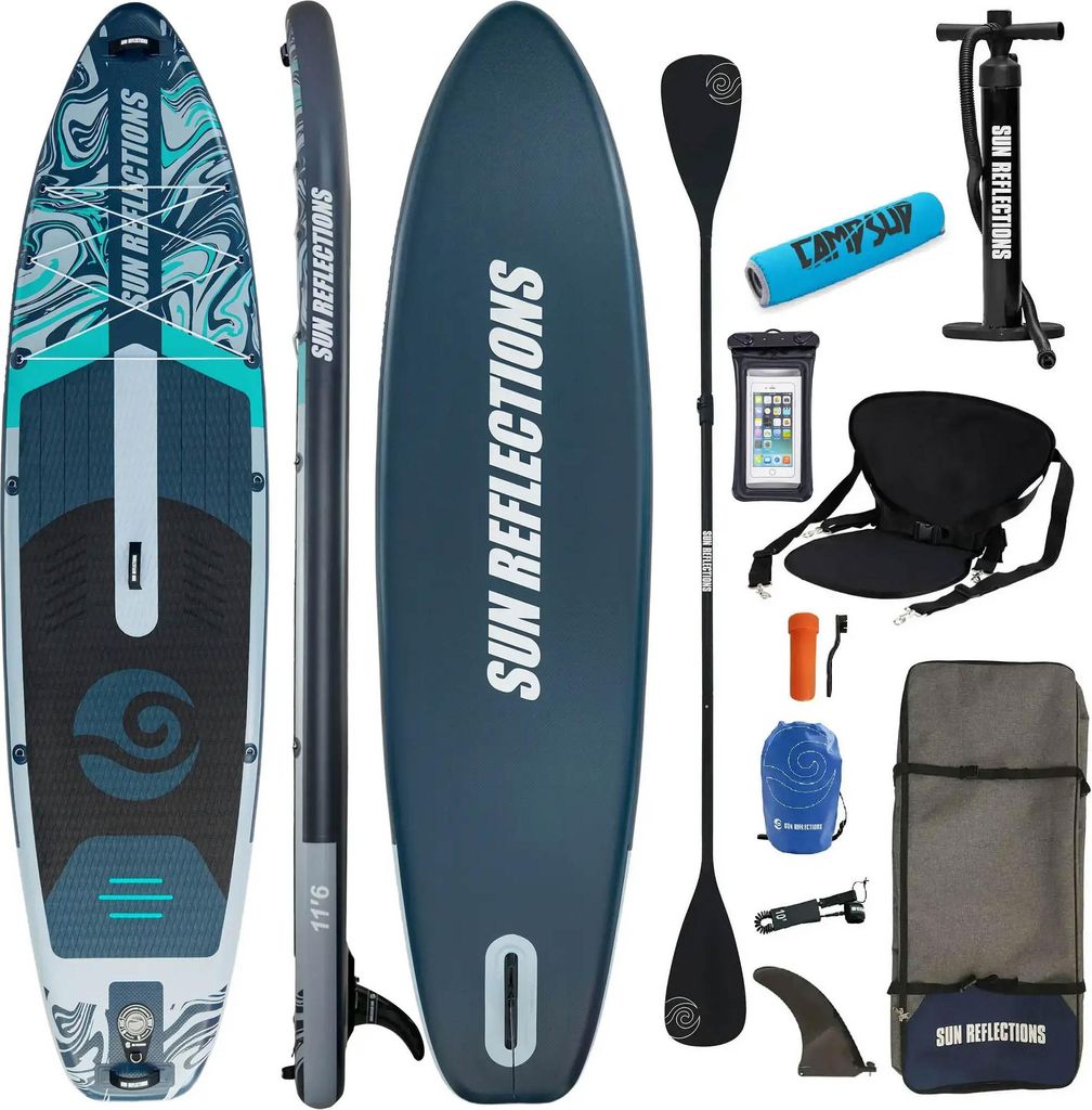 Nafukovací SUP prkno 11'6 Combo Forest Grey + bójka na Obrázek produktu 