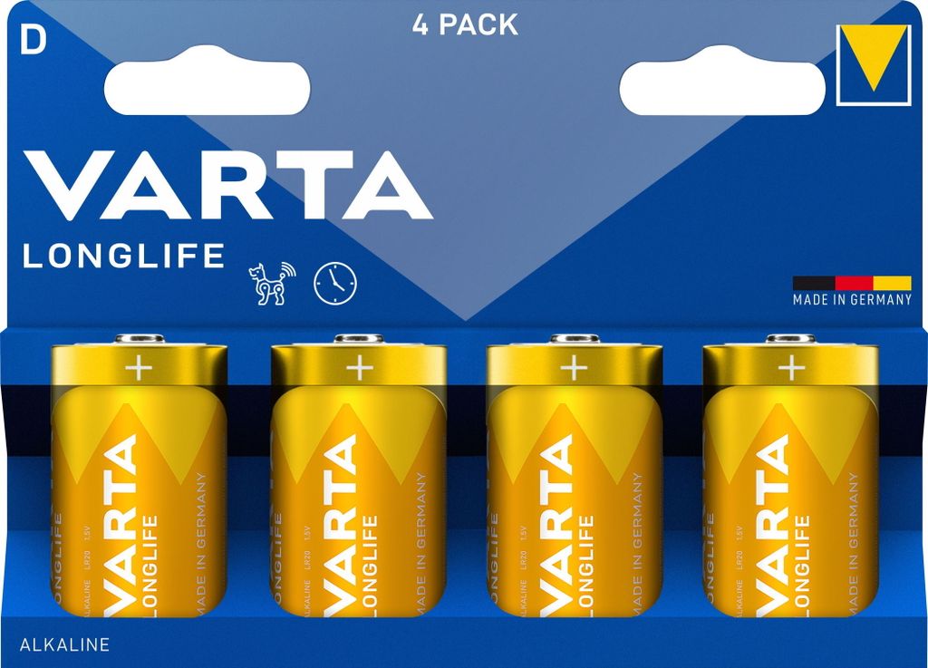 VARTA 4120101424, VARTA Alkaline batterij, langere Productafbeelding 