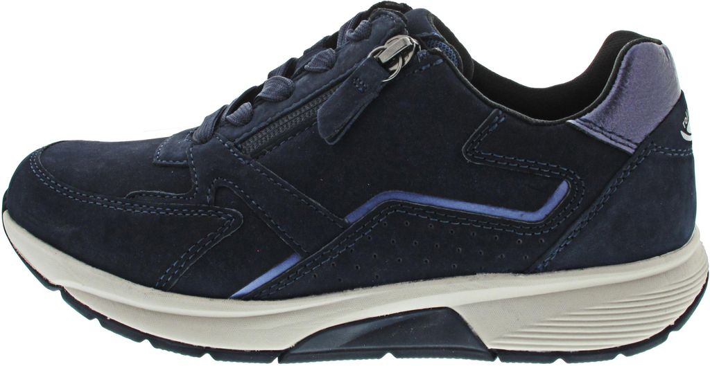 Gabor Rolling Soft sportlicher Schnürer Blau Produktbild 