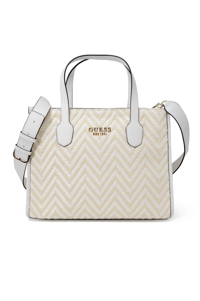 Sac Guess Silvana Blanc Jaune : Alliez Style et Volume sans Compromis
