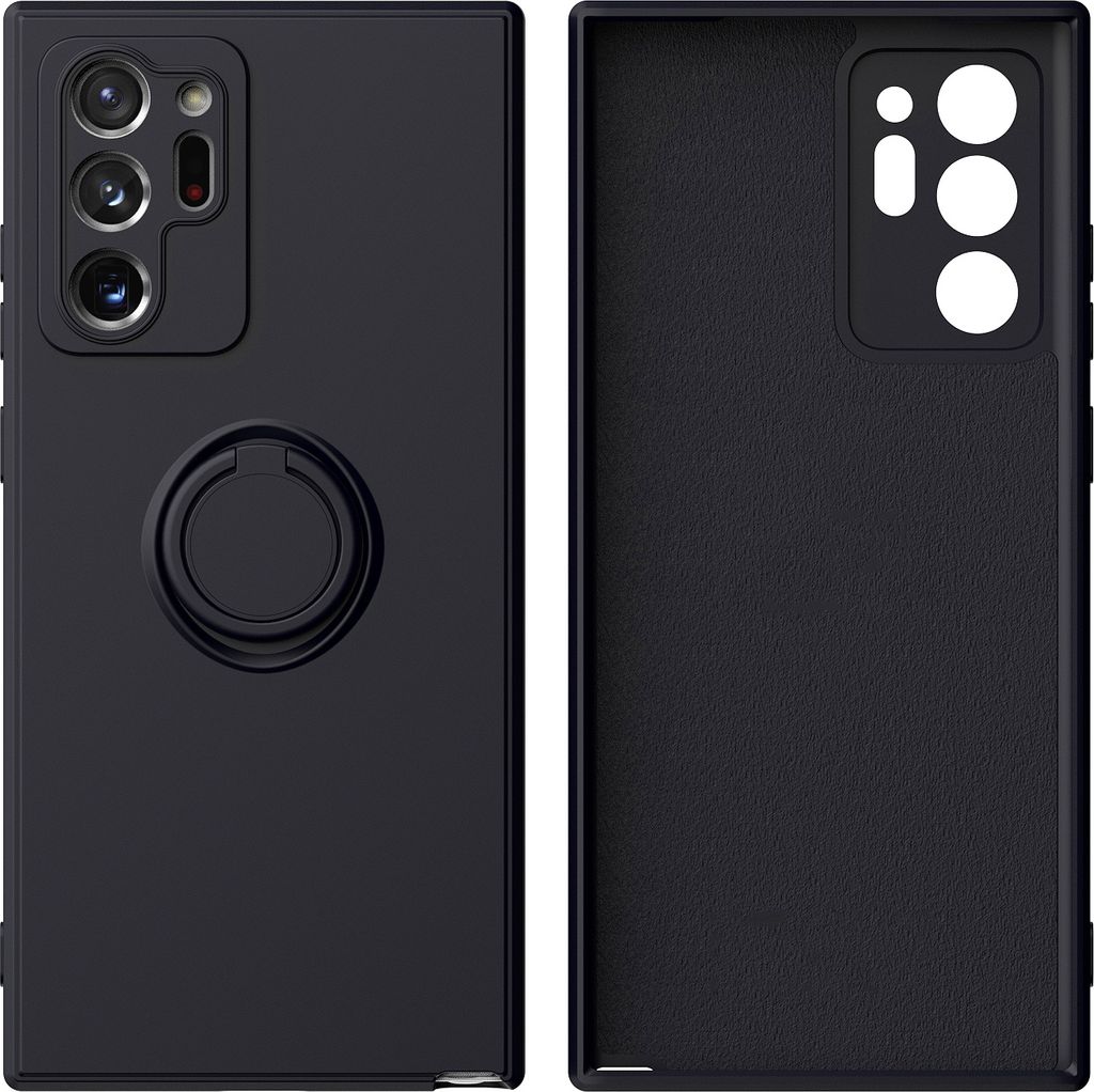 Galaxy Note 20 Ultra Handyhülle, Ring Halter Ständer Kratzfeste Weiche Silikon schutzhülle für Samsung Galaxy Note 20 Ultra 5G