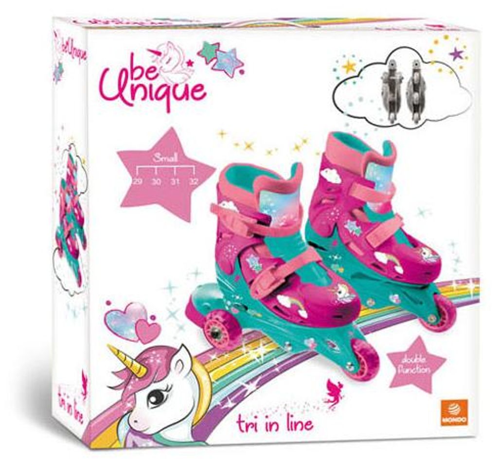 Mondo Kinder-Inline-Skates „Einhorn“, Größe 29–32 Produktbild 