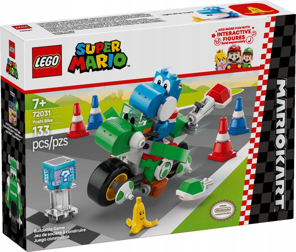 LEGO Super Mario: Mario Kart – Yoshi-fiets, Nintendo Productafbeelding 
