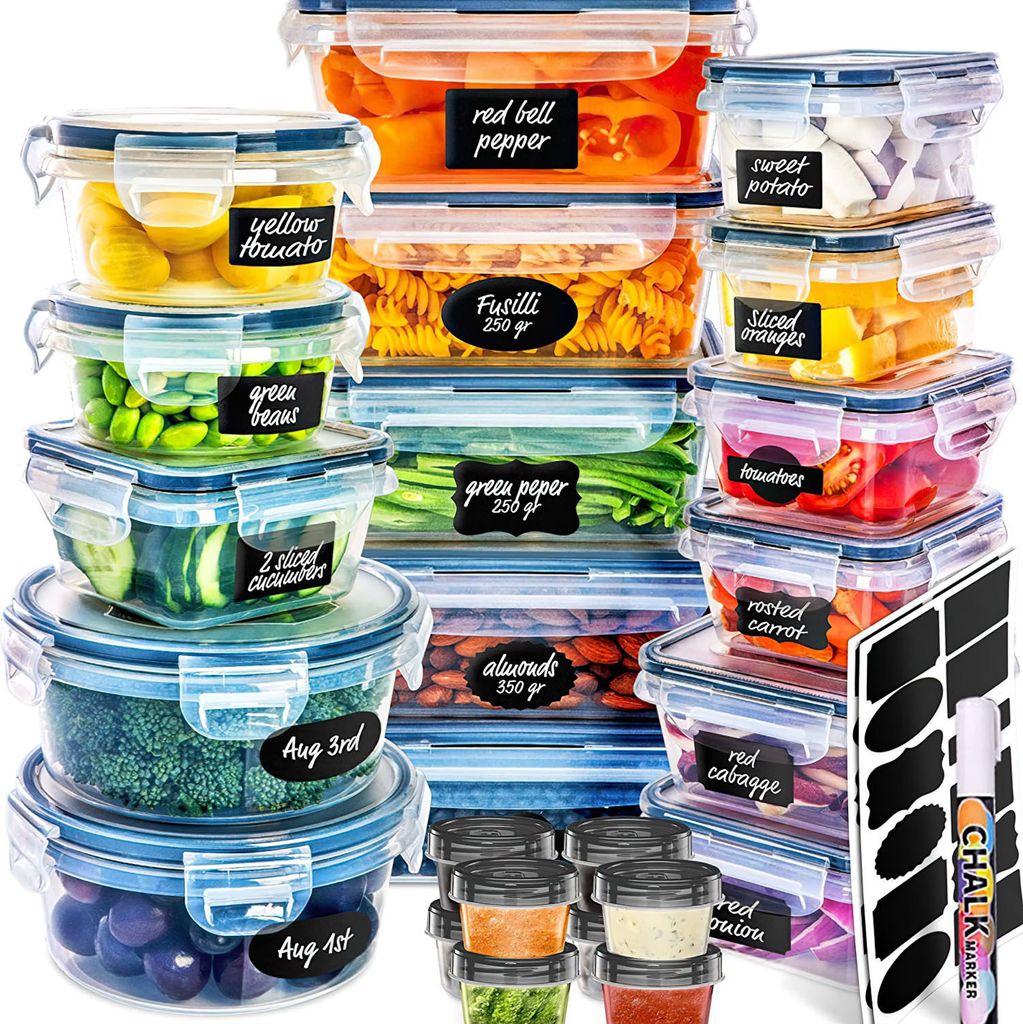 Frischhaltedose 24 Stück Dosen Set mit Deckel Vorratsdosen Produktbild 8