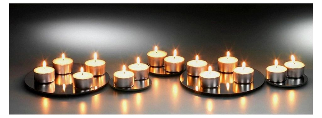 Teelichter Großpackung 140 Stück, Ø 48 mm in Alu-Hüllen mit Qualitätsdocht, lange Brenndauer ca. 12 h, geruchsneutral für Hochzeit, Event, Ga...