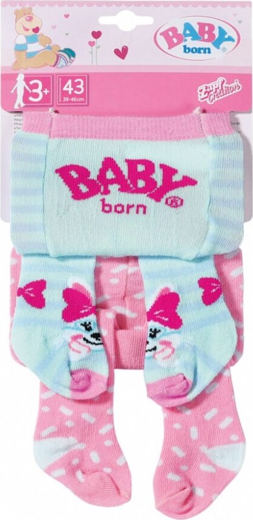 BABY born Tights 2x, 2 ass., Punčocháče, 3 rok/roky, 44 g Obrázek produktu 