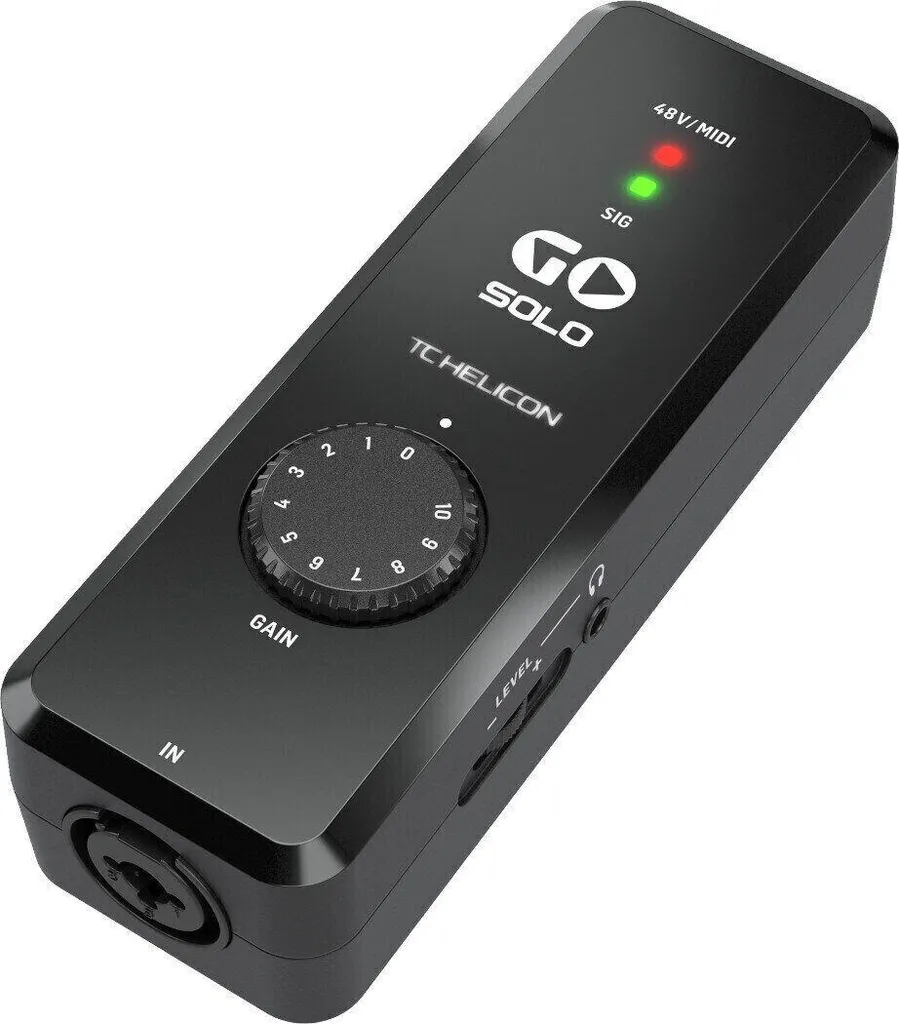 TC Helicon GO Solo Interfejs audio/MIDI do urządzeń mobilnych
