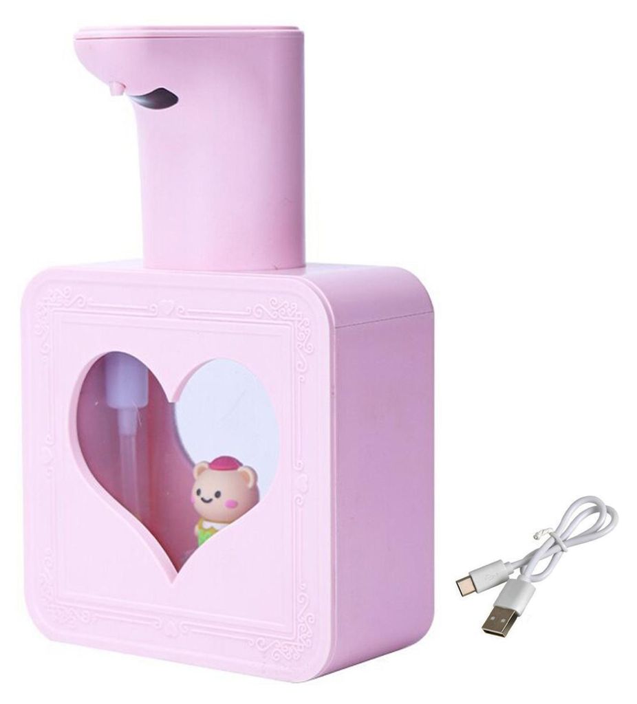 Automatischer Wandseifenspender 400 ml, berührungslos, mit Infrarotsensor, Spülmittelbehälter, USB-aufladbar, für Küche, Bad und Handseife, Fl...