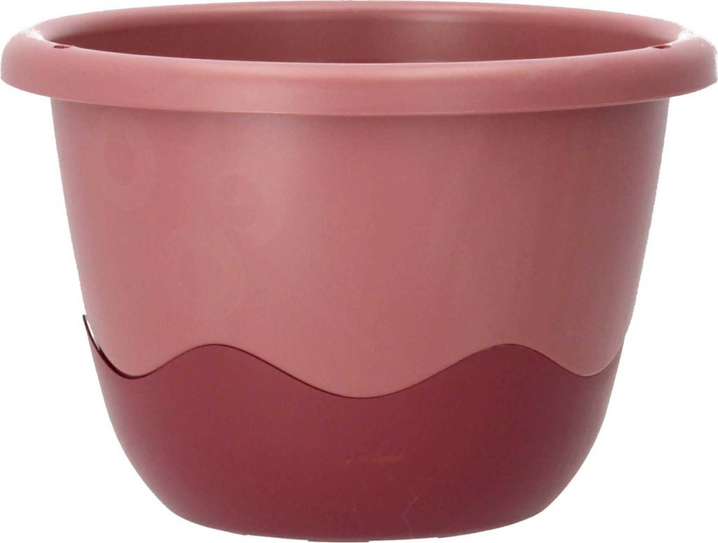 Plastia | Hängende Pflanzkübel Mareta 25 - 4,5 L - Rosa Töne - Selbstbewässernd - Ideal Für Balkon