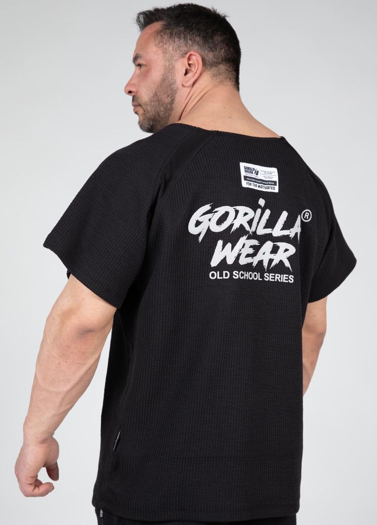 Gorilla Wear Augustine Old School Work Out Top - Schwarz - S/M