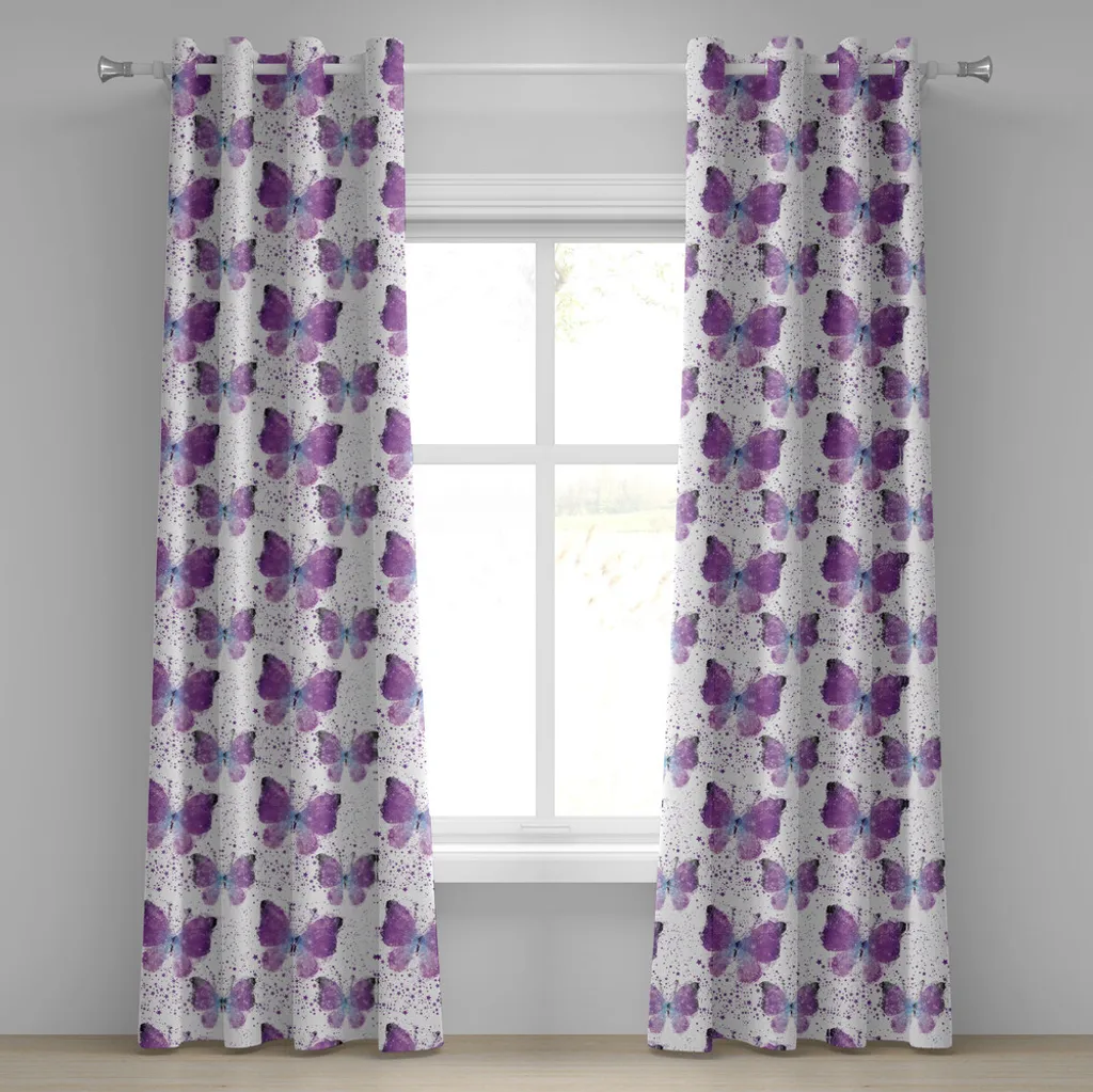 Tenda Farfalla ABAKUHAUS Viola e Azzurra - Design Moderno 280x245cm