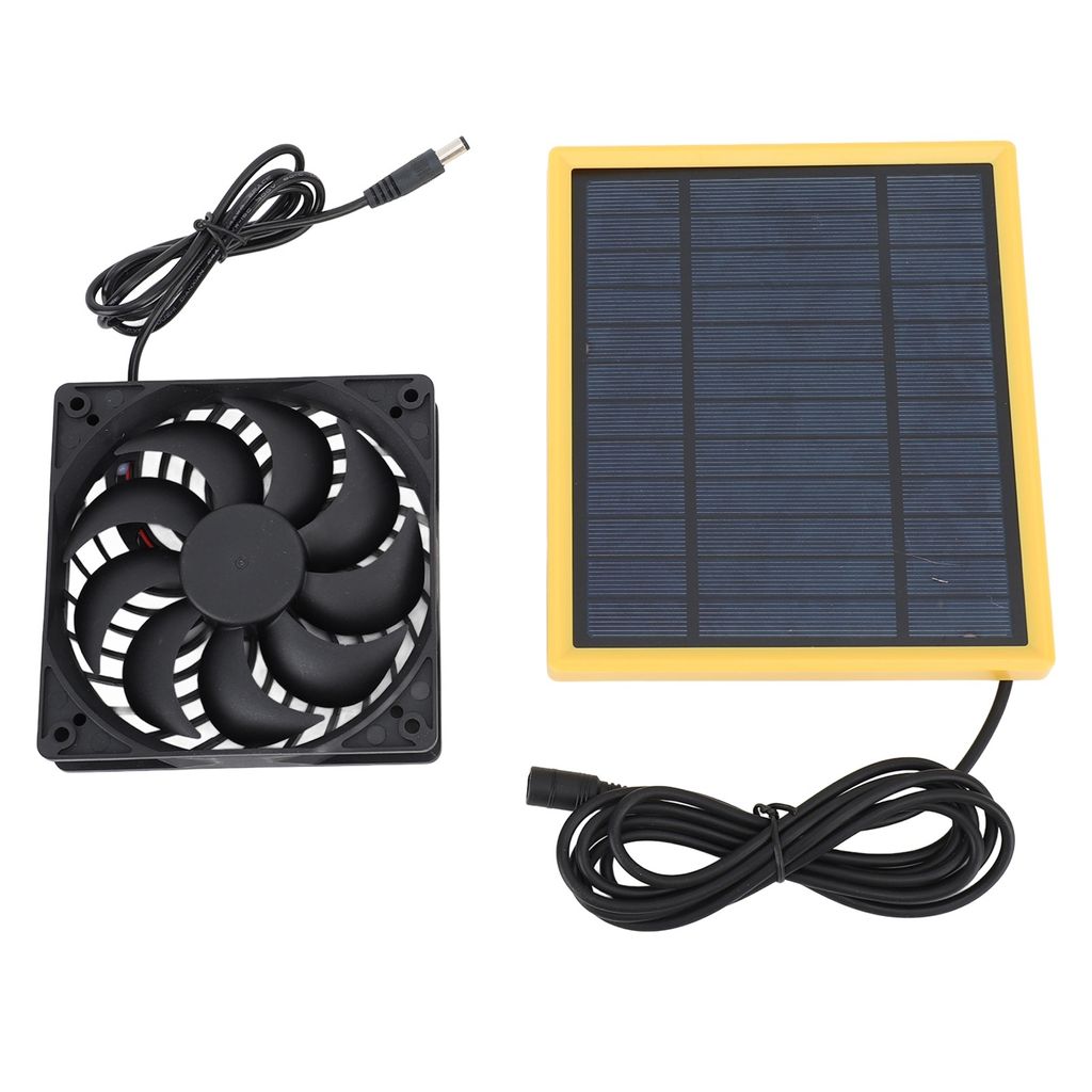 Solarpanel-Ventilator-Bausatz,20W Solarpanel betriebener Ventilator,Solarbetriebener Ventilator,Hühnerställe Solarventilator,Gewächshaus Solarve...
