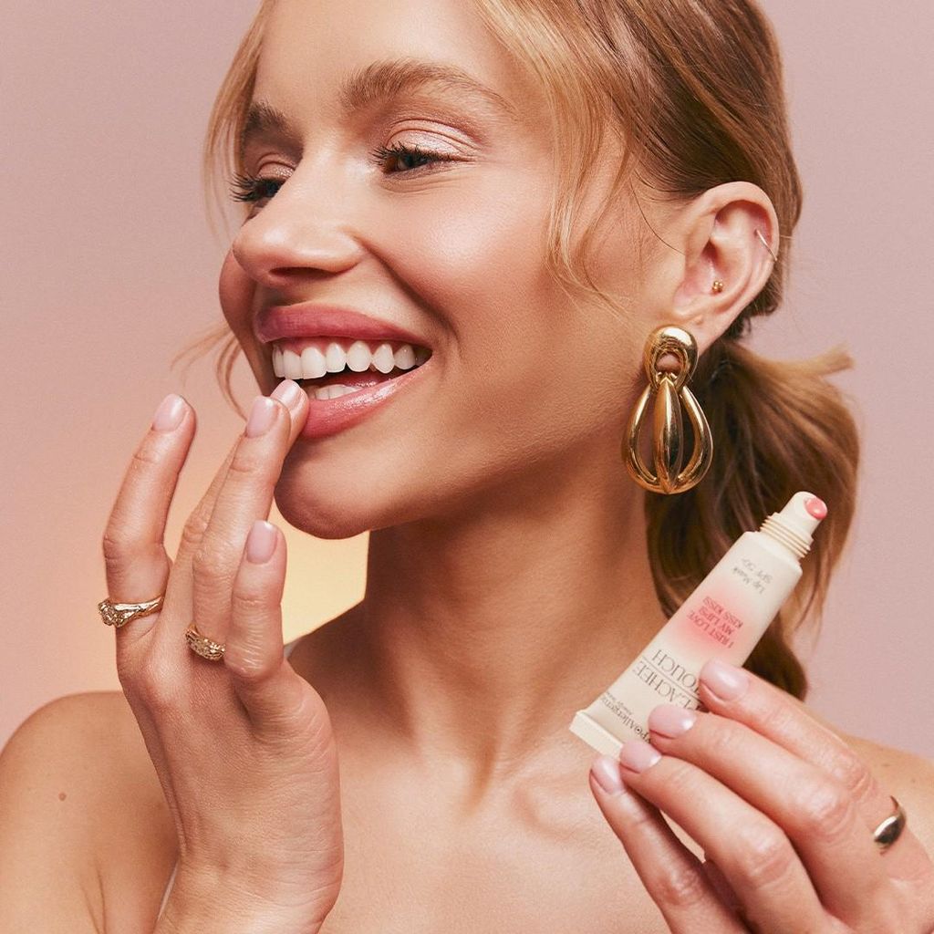 BELL HYPOAllergenic Lippenmaske mit LSF 50+ Peachee Touch 10 g