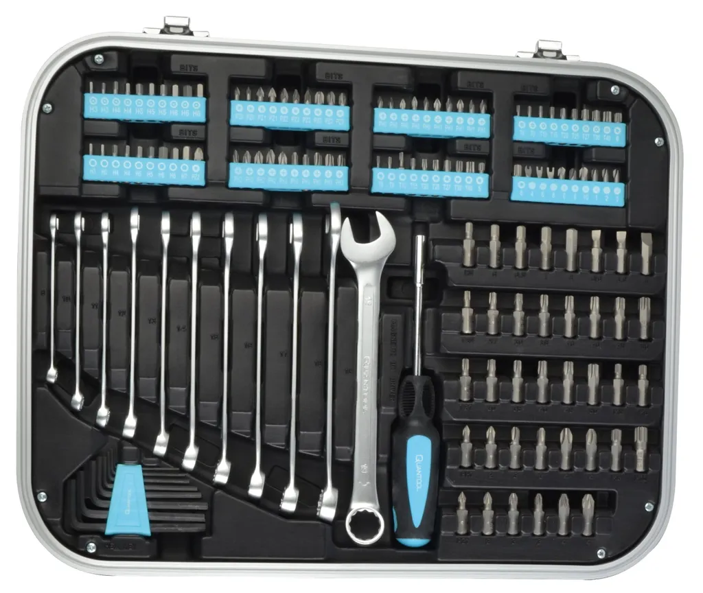 Mallette à outils complète 233 pièces QUANTOOL Q25101 avec clés et douilles - 3