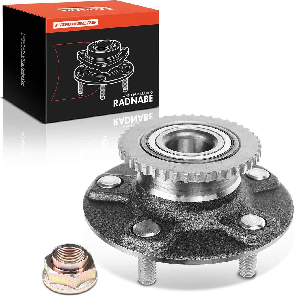Frankberg 1x Radnabe Radlagersatz Hinterachse beidseitig für Nissan Primera Hatchback Kombi 1.6L 1.8L 2002-2006