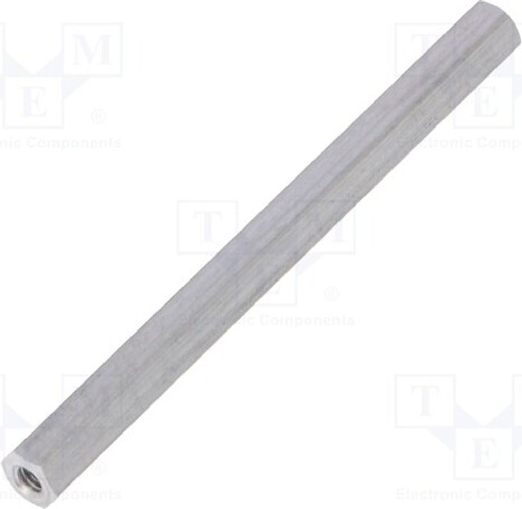 10x Distanzmuffe mit Gewinde 65mm Innengew: M3 sechskant 134X65 Distanzelemente au