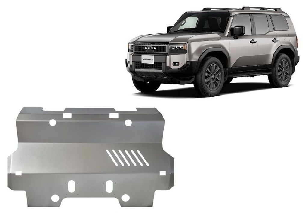 Kühlerschutz für unten aus Aluminium für Toyota Land Cruiser 250