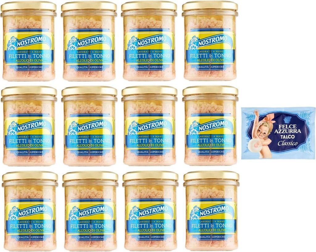 12er-Pack Nostromo Thunfisch Filetti di Tonno all'Olio di Produktbild 