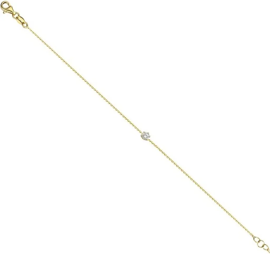 Gourmette femme New Bling en or maille fine chaîne chic 9NB-0611