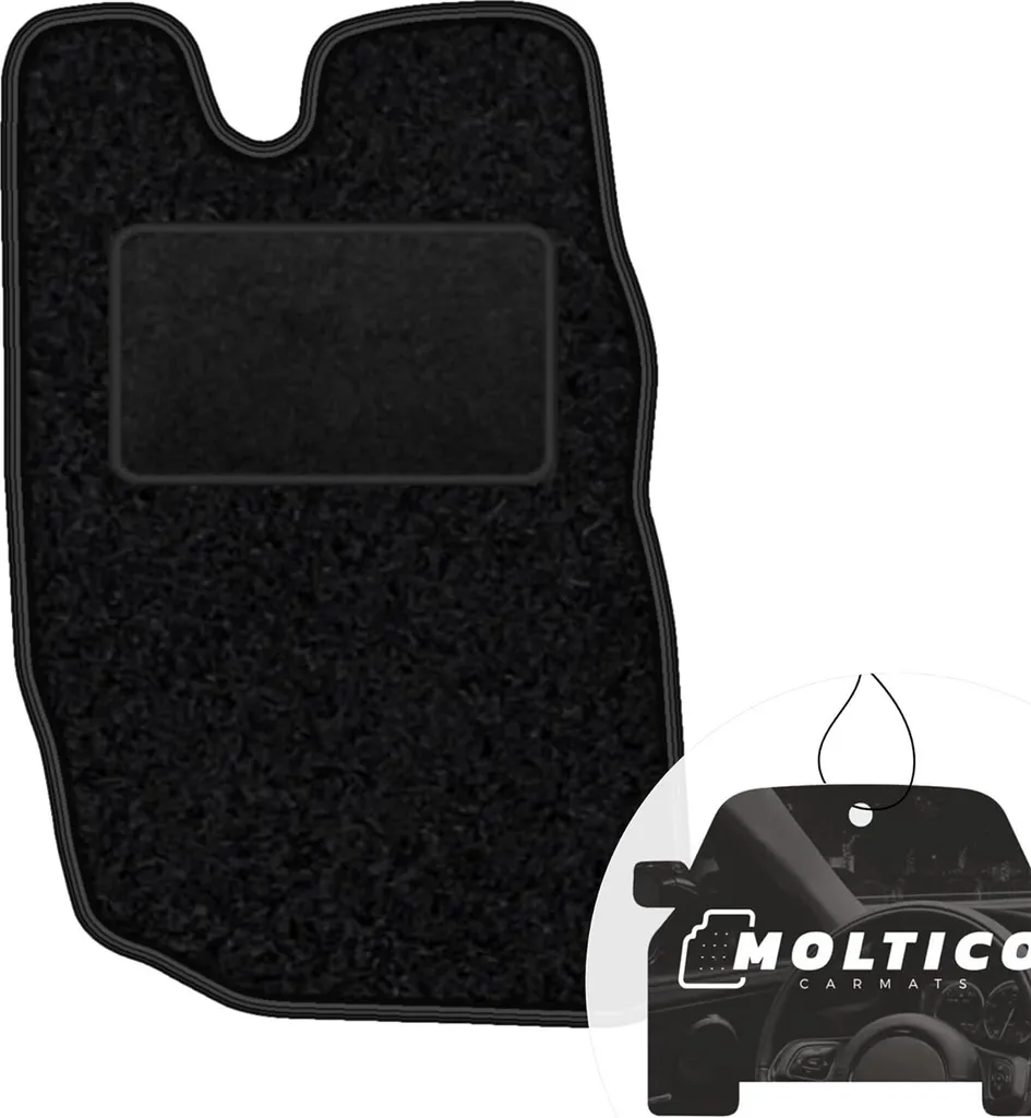 Tappetino Auto moto-MOLTICO Velours Nero per Daewoo Leganza 97-02