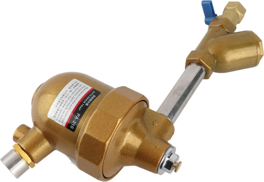 Vanne de drainage automatique pour circuit d'air comprimé industriel