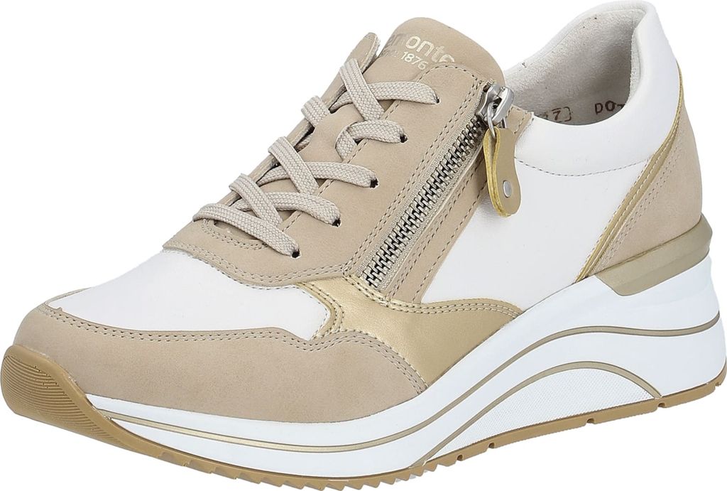 Remonte Sneaker - Beige Kunstleder : 42 : Normal Größe: 42 Weite: Normal