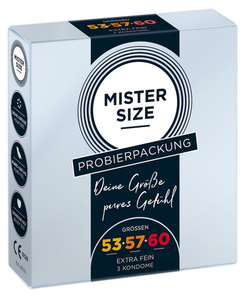 Mister Size Prezerwatywy dopasowane do rozmiaru 53mm 57mm Zdjęcie produktu 