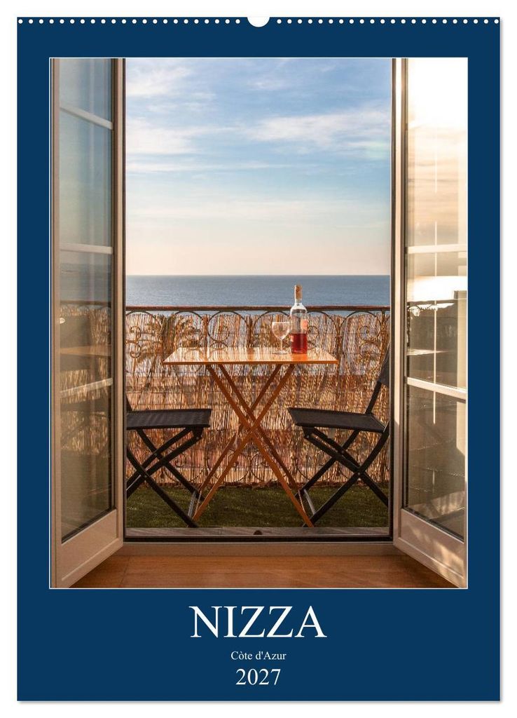 Nizza – Cote d'Azur 2027 (Wandkalender 2027 DIN A2 hoch), CALVENDO Monatskalender