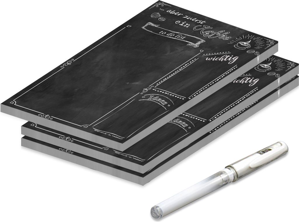 PRICARO To-Do Liste "Chalkboard", magnetisch, A5, 25 Blatt, Produktbild 