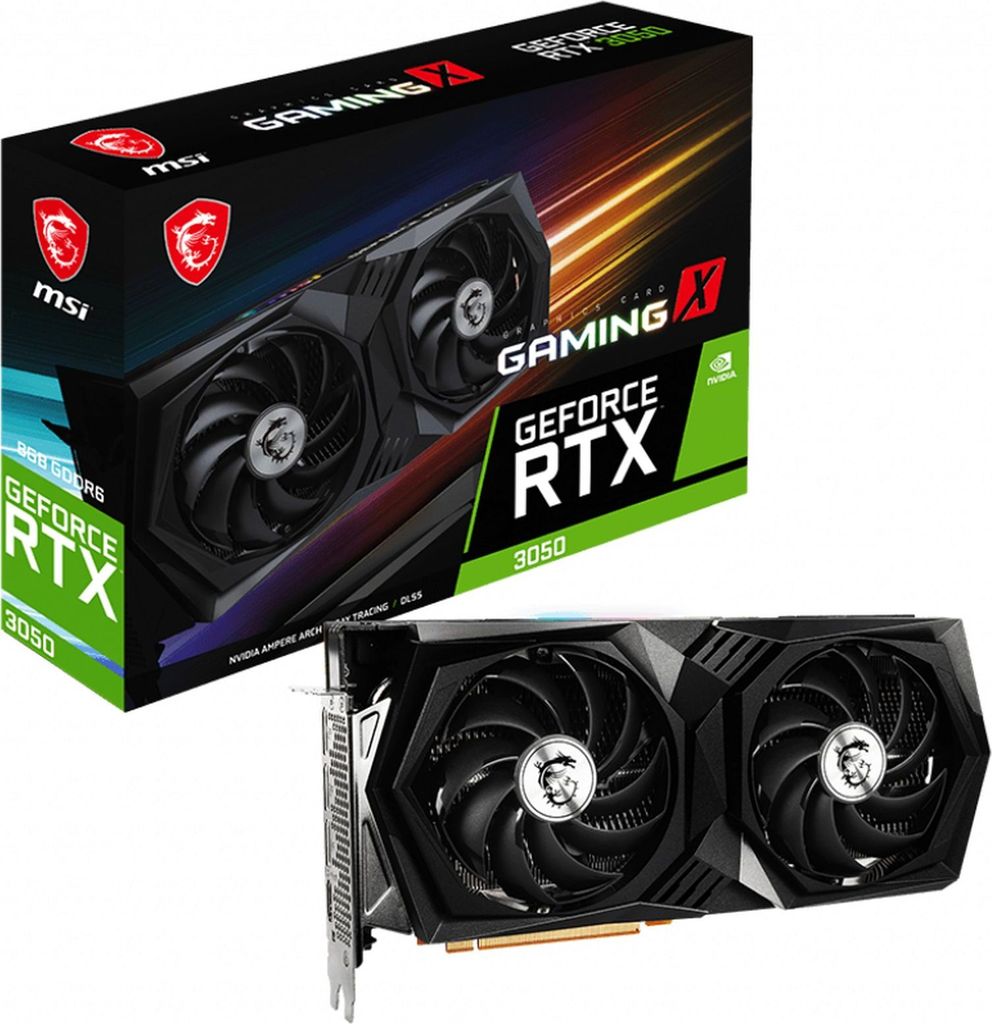 MSI GeForce RTX 3050 GAMING X 8G - Grafikkarten