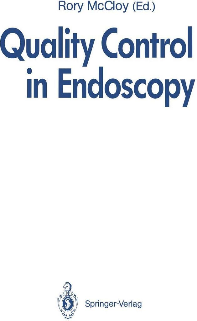Quality Control in Endoscopy