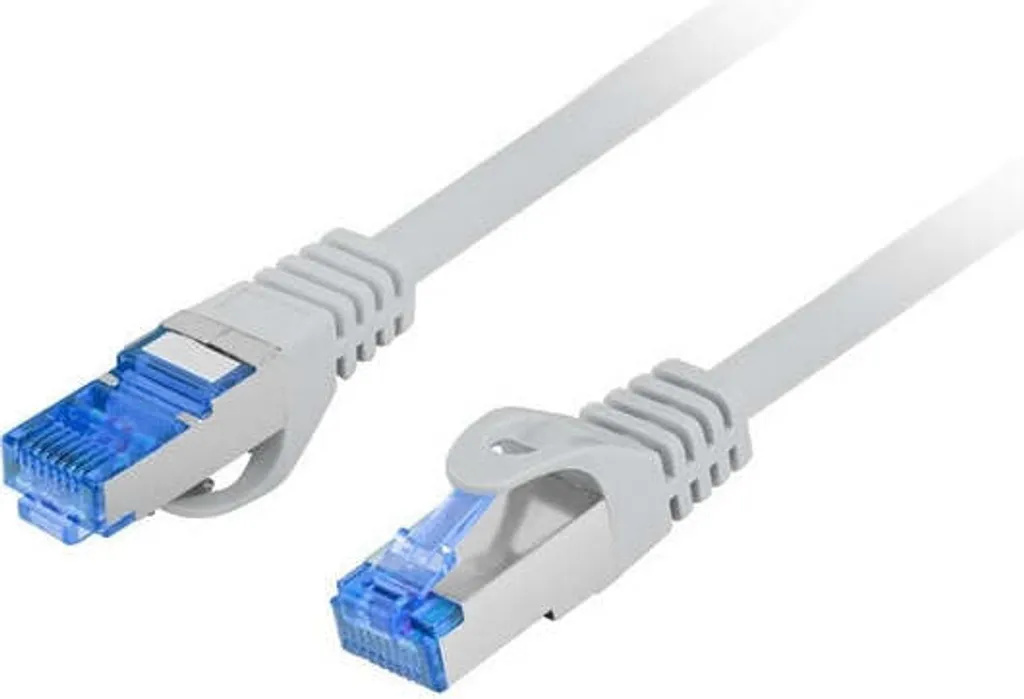 Lanberg Patchcord Cat.6A 1m Grigio LSZH - Cablaggio Ufficio 10Gbps
