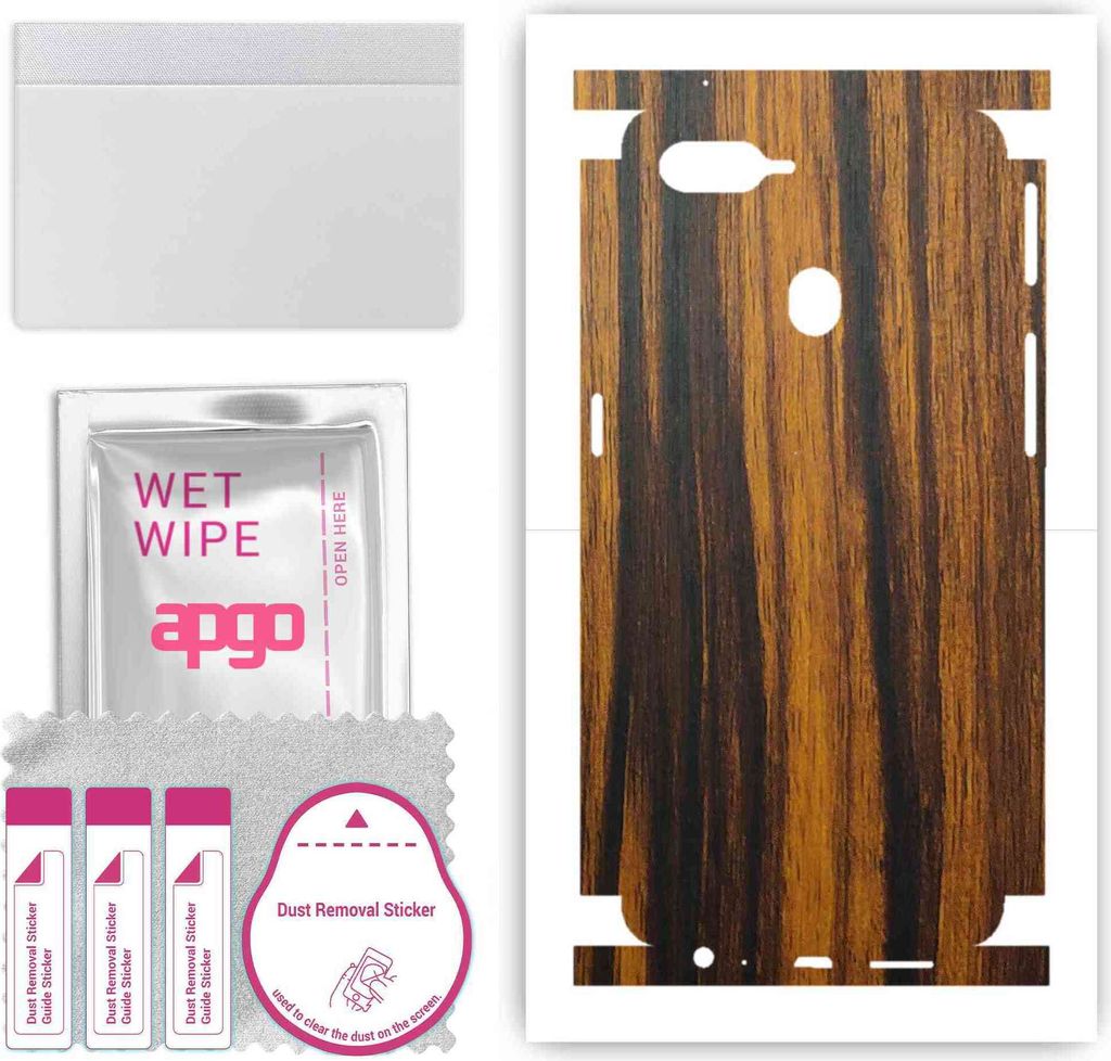 apgo Rückseite + Seiten Schutzfolie, Skin, kompatibel mit Oppo F9 (F9 Pro), Hinten Displayschutzfolie aus Vinylfolie, kratzfest, einfache Montage ...