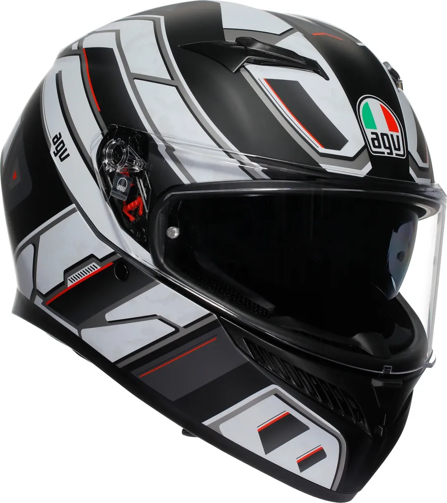 Casque AGV K3 intégral Rivia Noir Mat XL avec ventilation optimisée et confort