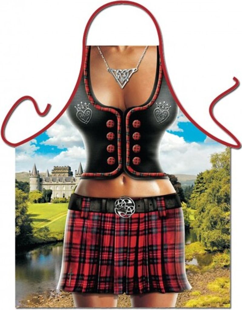 Grill u. Küchenschürze - Scottish Woman