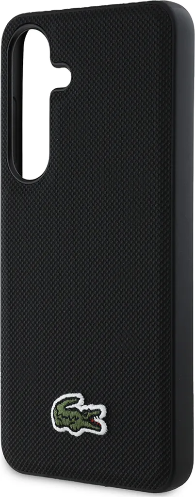 Étui magnétique Galaxy S25 Lacoste noir idéal pour chargeurs par induction