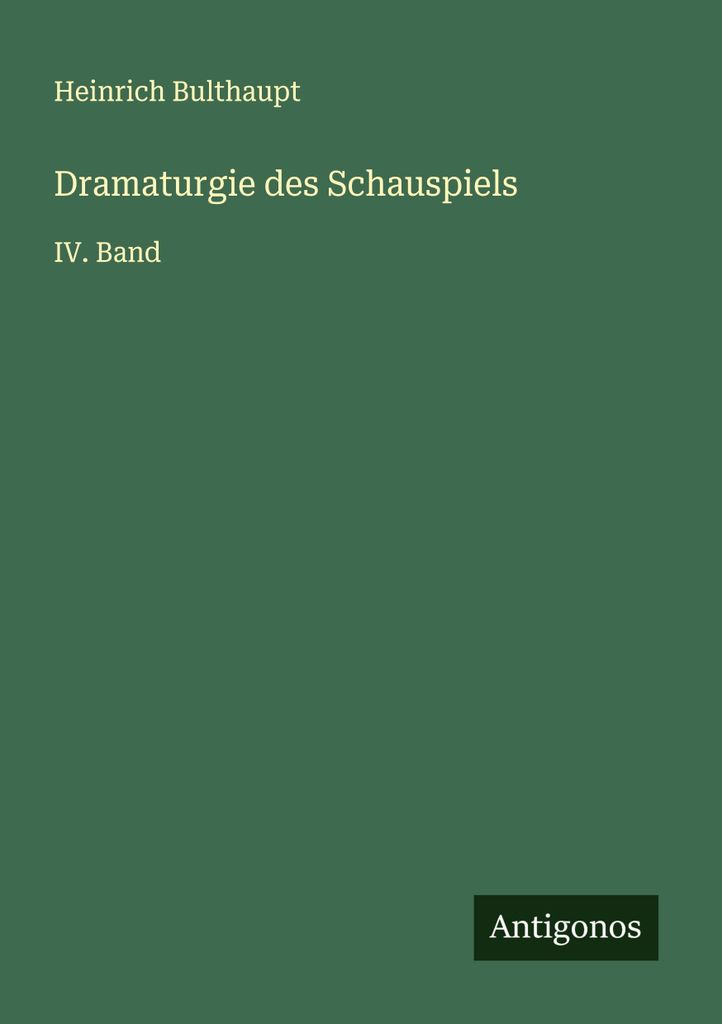 Dramaturgie des Schauspiels