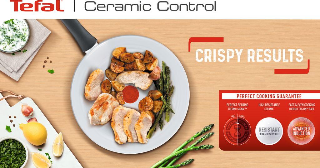 Tefal Ceramic Control Pfanne 28 cm C41706 Produktbild 3