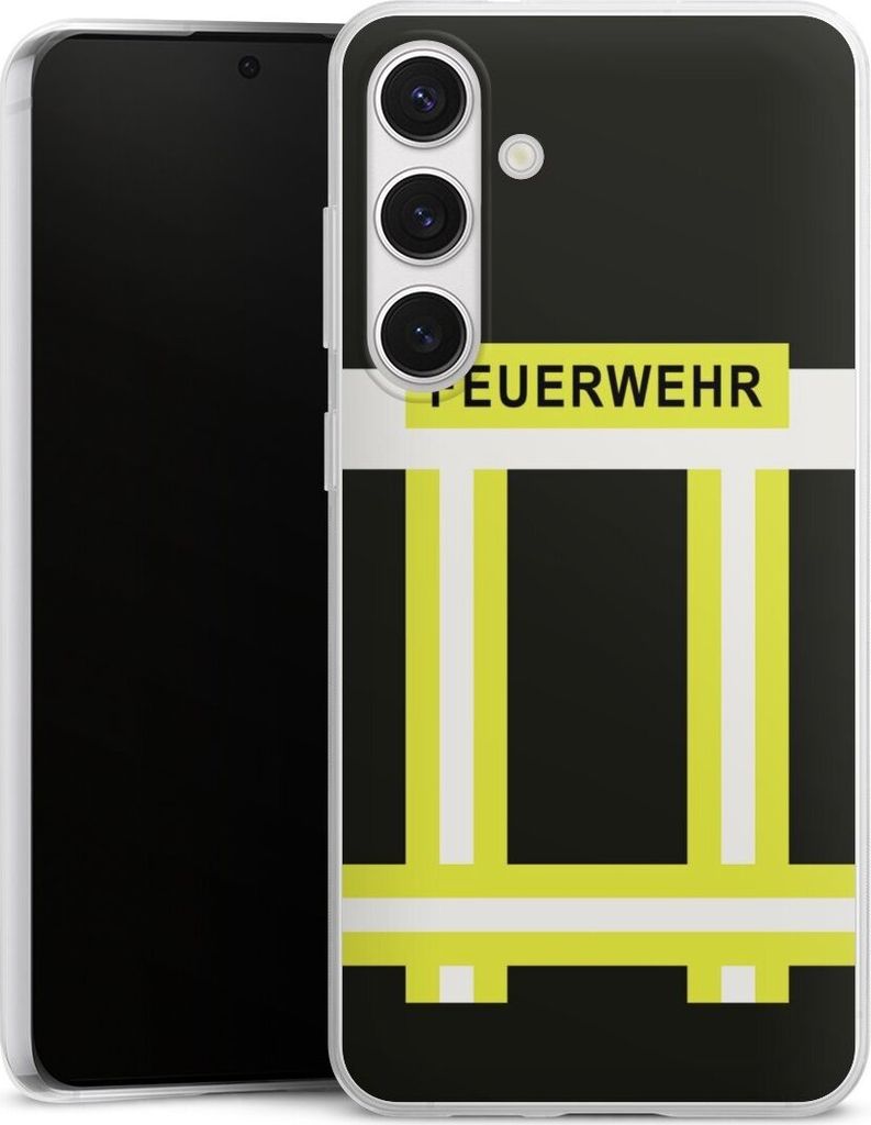 DeinDesign Slim Hülle für Samsung Galaxy S24+ Silikon Case Ultra Dünn Handyhülle Beruf Feuerwehr Feuerwehrmann