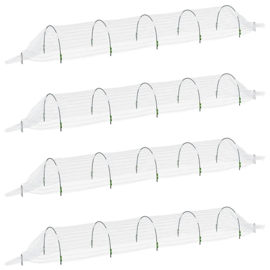 Prezzo Shock Tunnel Orto 4 pz 1.5x5m Fibra di Vetro e PP - Qualità Top