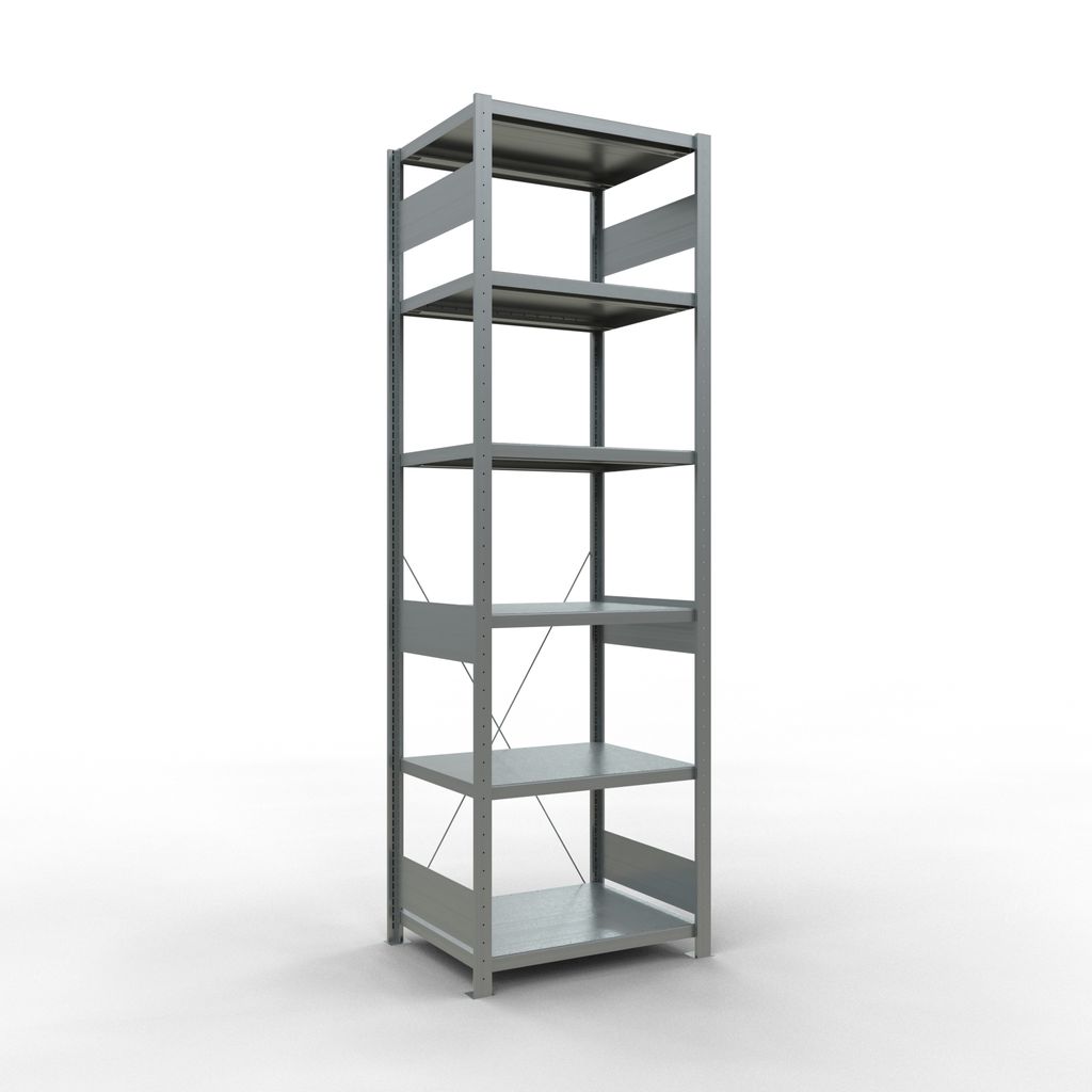 Stecksystem Grundregal - 2500x 750x600 mm, Typ 250 kg