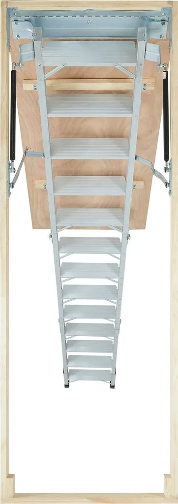 Escabeau de grenier pliable aluminium - Solution gain de place plafond - 10