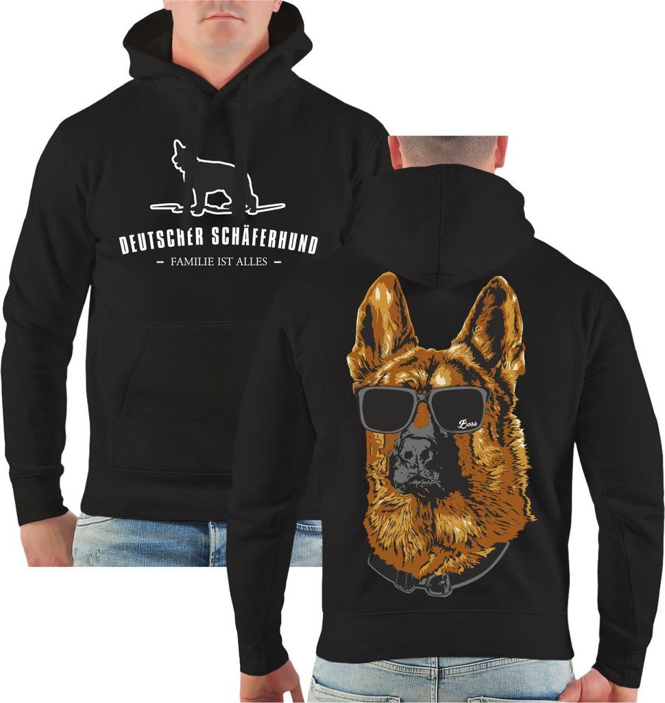 Herren Kapuzenpullover Schäferhund - Deutsches Kulturgut