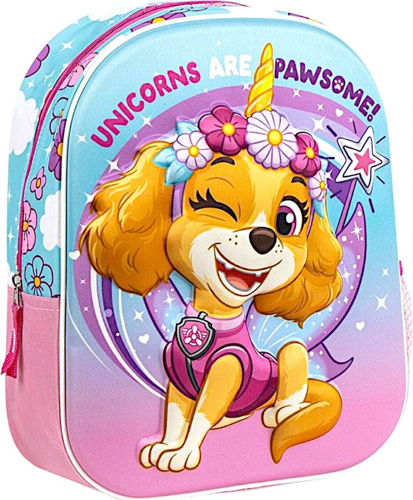 Rucksack Paw Patrol 3D - Skye Kindergartenrucksack 31x25x10 cm