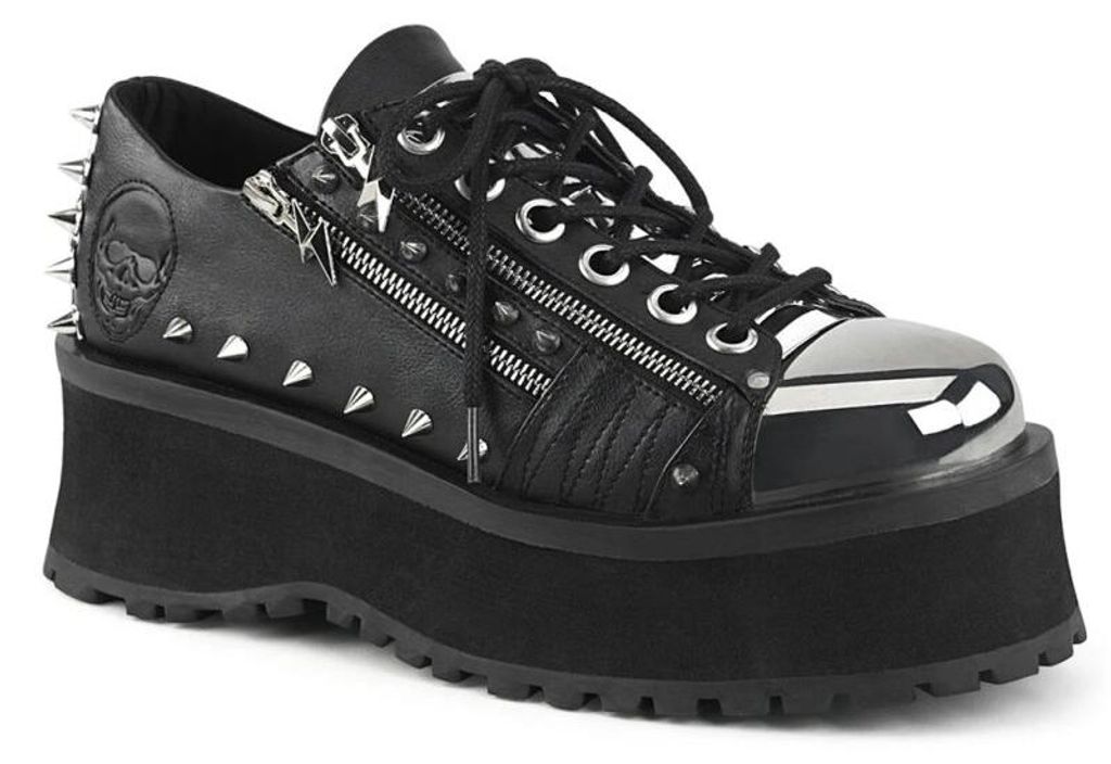 DemoniaCult Halbschuhe - Gravedigger-04 44 Produktbild 